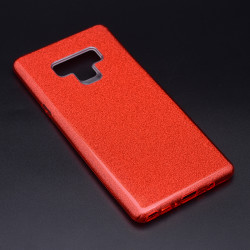 Galaxy Note 9 Kılıf Zore Shining Silikon Kırmızı