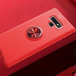 Galaxy Note 9 Kılıf Zore Ravel Silikon Kapak Kırmızı