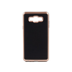 Galaxy On7 Case Zore İnfinity Motomo Cover Rose Gold