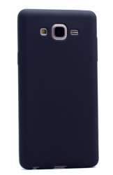 Galaxy On7 Kılıf Zore Premier Silikon Kapak Siyah