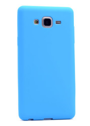 Galaxy On7 Kılıf Zore Premier Silikon Kapak Mavi