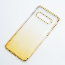 Galaxy S10 Kılıf Zore Moss Silikon Gold