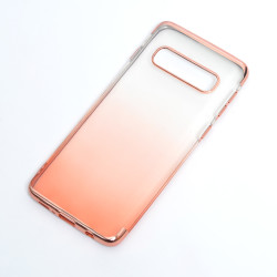 Galaxy S10 Kılıf Zore Moss Silikon Rose Gold