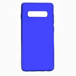 Galaxy S10 Kılıf Zore Premier Silikon Kapak Saks Mavi