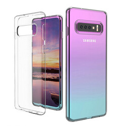 Galaxy S10 Plus Case Zore Camera Protected Super Silicone Cover Colorless