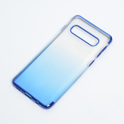 Galaxy S10 Plus Kılıf Zore Moss Silikon Mavi