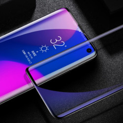 Galaxy S10E Zore Süper Pet Ekran Koruyucu Jelatin Siyah