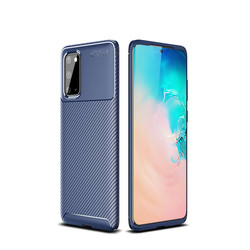 Galaxy S20 Case Zore Negro Silicon Cover Navy blue