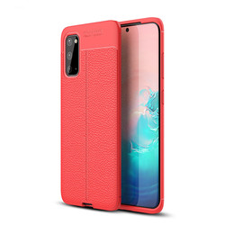 Galaxy S20 Case Zore Niss Silicon Cover Red