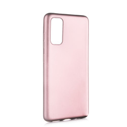 Galaxy S20 Case Zore Premier Silicon Cover Rose Gold