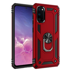 Galaxy S20 Case Zore Vega Cover Red