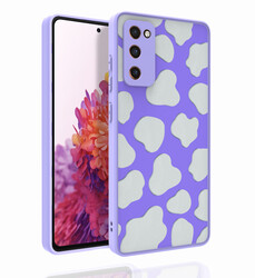 Galaxy S20 FE Case Patterned Camera Protected Glossy Zore Nora Cover NO6