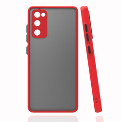 Galaxy S20 FE Case Zore Hux Cover Red