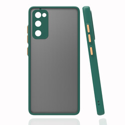 Galaxy S20 FE Case Zore Hux Cover Dark Green