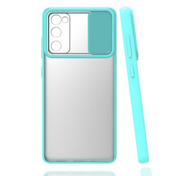 Galaxy S20 FE Case Zore Lensi Cover Turquoise