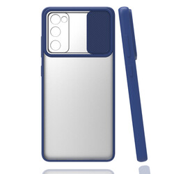Galaxy S20 FE Case Zore Lensi Cover Navy blue