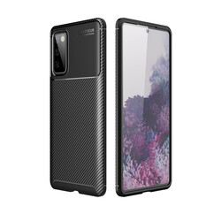 Galaxy S20 FE Case Zore Negro Silicon Cover Black