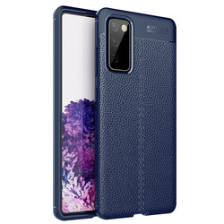 Galaxy S20 FE Case Zore Niss Silicon Cover Navy blue