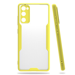 Galaxy S20 FE Case Zore Parfe Cover Yellow