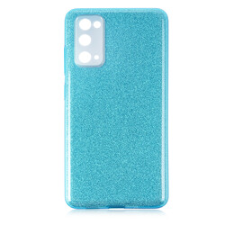 Galaxy S20 FE Case Zore Shining Silicon Blue