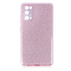 Galaxy S20 FE Case Zore Shining Silicon Pink