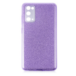 Galaxy S20 FE Case Zore Shining Silicon Purple