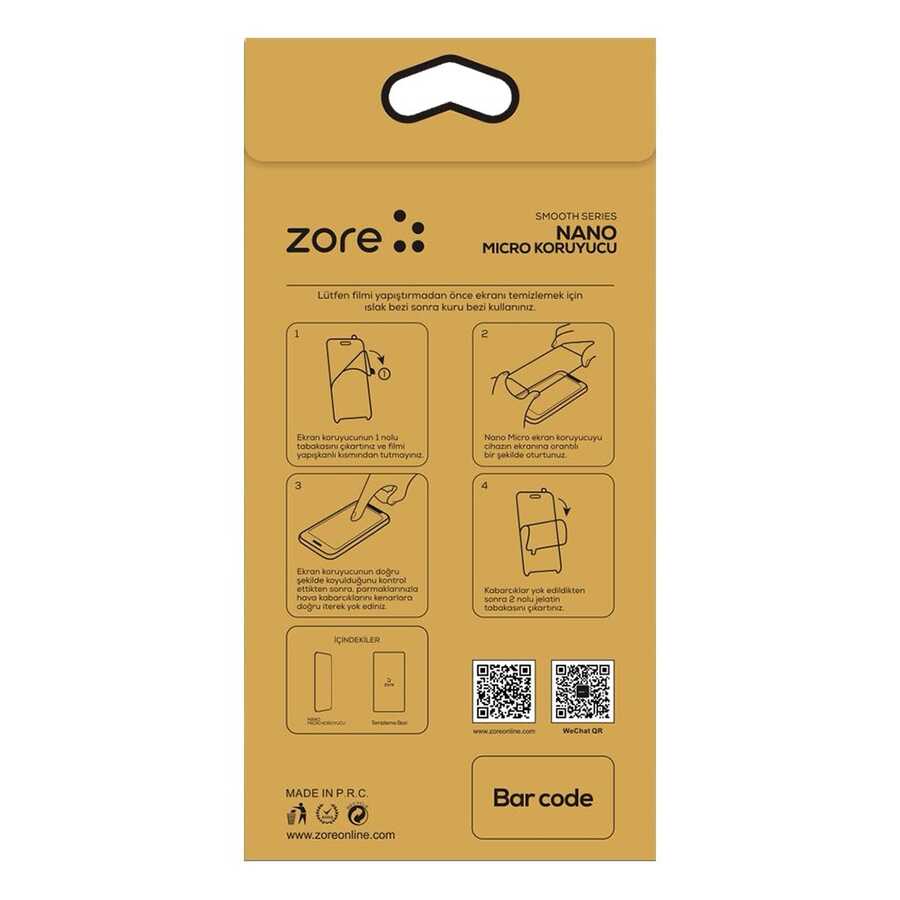 Galaxy S20 FE Zore Nano Micro Tempered Screen Protector - 2