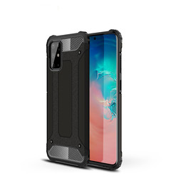Galaxy S20 Plus Case Zore Crash Silicon Cover Black