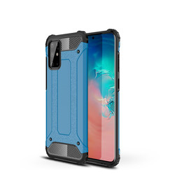 Galaxy S20 Plus Case Zore Crash Silicon Cover Blue