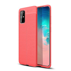 Galaxy S20 Plus Case Zore Niss Silicon Cover Red