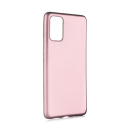 Galaxy S20 Plus Case Zore Premier Silicon Cover Rose Gold