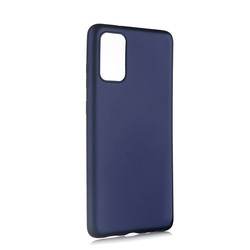 Galaxy S20 Plus Case Zore Premier Silicon Cover Navy blue