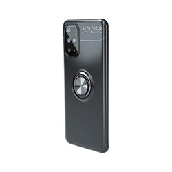 Galaxy S20 Plus Case Zore Ravel Silicon Cover Black