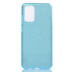 Galaxy S20 Plus Case Zore Shining Silicon Blue