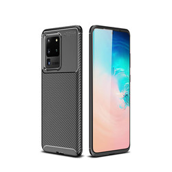 Galaxy S20 Ultra Case Zore Negro Silicon Cover Black