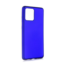 Galaxy S20 Ultra Case Zore Premier Silicon Cover Saks Blue