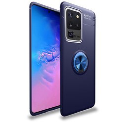 Galaxy S20 Ultra Case Zore Ravel Silicon Cover Blue