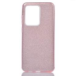 Galaxy S20 Ultra Case Zore Shining Silicon Rose Gold