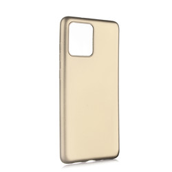 Galaxy S20 Ultra Kılıf Zore Premier Silikon Kapak Gold