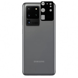 Galaxy S20 Ultra Zore 3D Kamera Camı Siyah