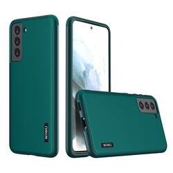 Galaxy S21 Case ​​​​​Wiwu Sand Stone Cover Green
