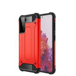 Galaxy S21 Case Zore Crash Silicon Cover Red