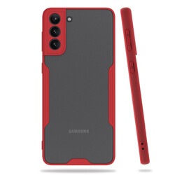 Galaxy S21 Case Zore Parfe Cover Red