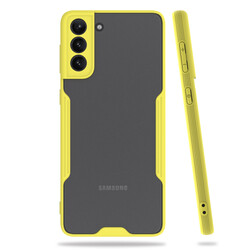 Galaxy S21 Case Zore Parfe Cover Yellow