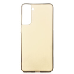 Galaxy S21 Case Zore Premier Silicon Cover Gold