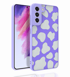 Galaxy S21 FE Case Patterned Camera Protected Glossy Zore Nora Cover NO6