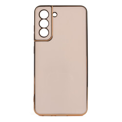 Galaxy S21 FE Case Zore Bark Cover Rose Gold