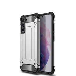 Galaxy S21 FE Case Zore Crash Silicon Cover Grey