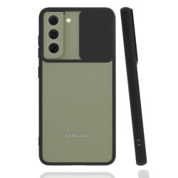 Galaxy S21 FE Case Zore Lensi Cover Black