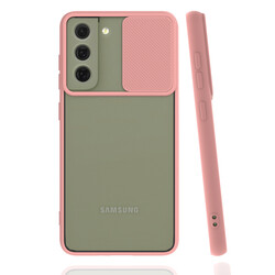 Galaxy S21 FE Case Zore Lensi Cover Light Pink